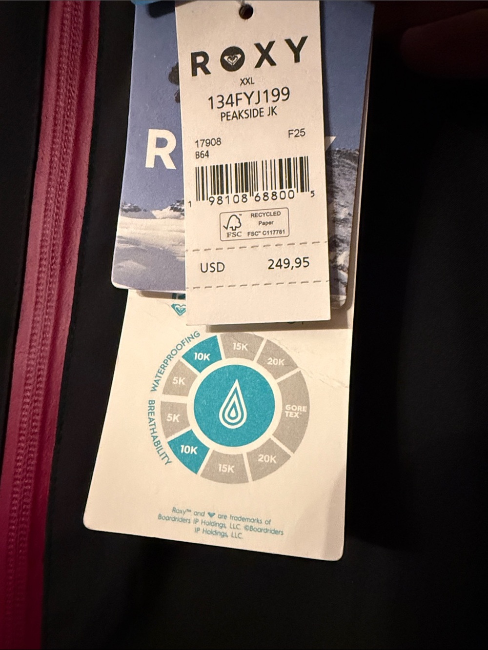 Women’s Roxy Ski Jacket - Picture 10 of 11